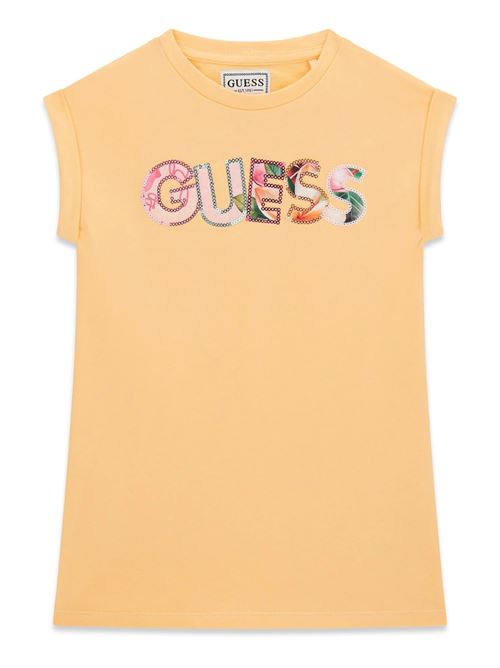 stretch baby terry ss dress GUESS | K6GK10 KAE24G3E1